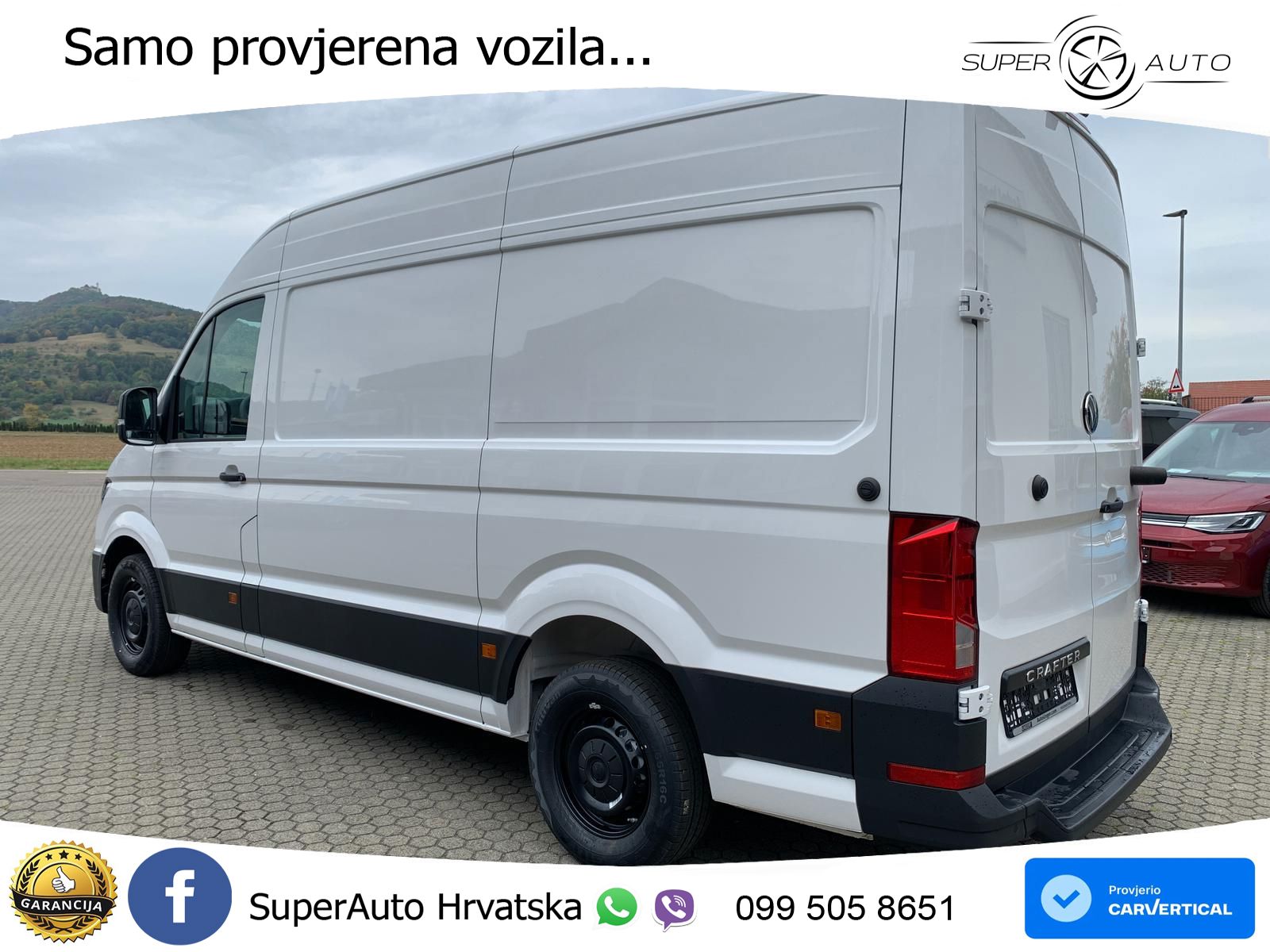 Volkswagen Crafter 35 Kasten MR Hoch Kamera APP Schwingsitz 140 KS