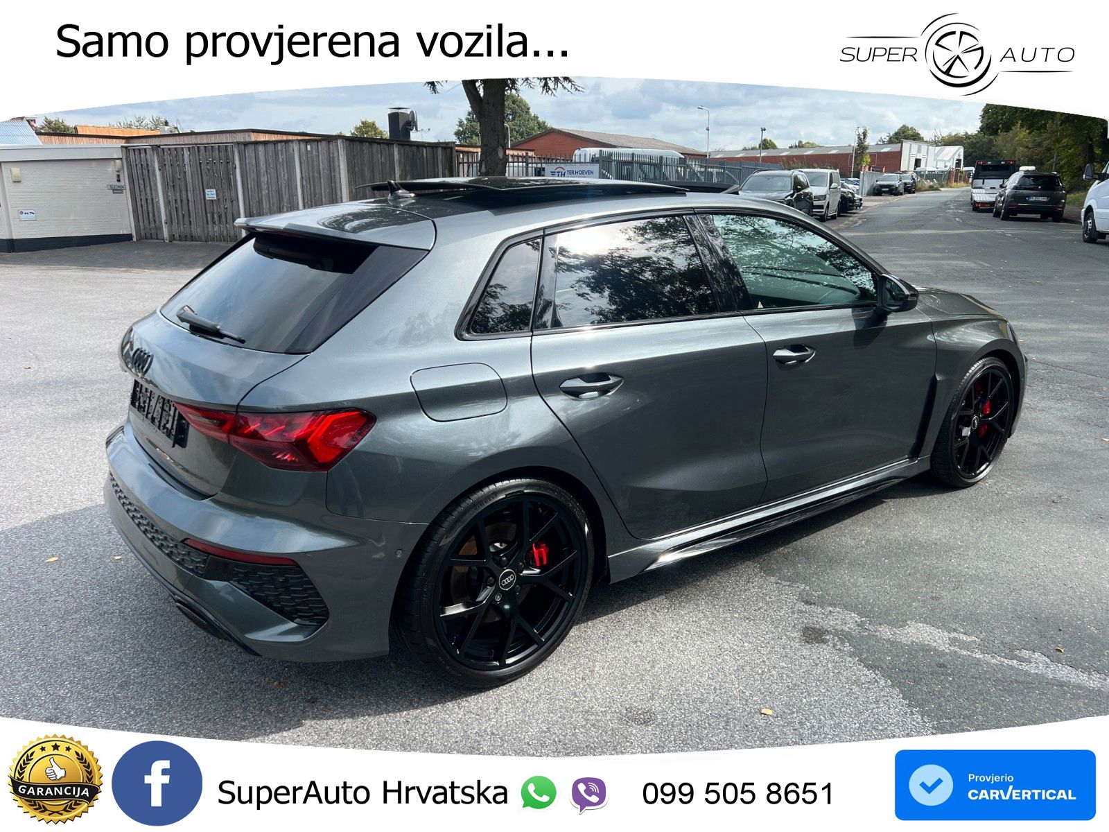 Audi RS3 Sedan 2.5 TFSI (400 KS) quattro S tronic LED+GR SJED+ACC