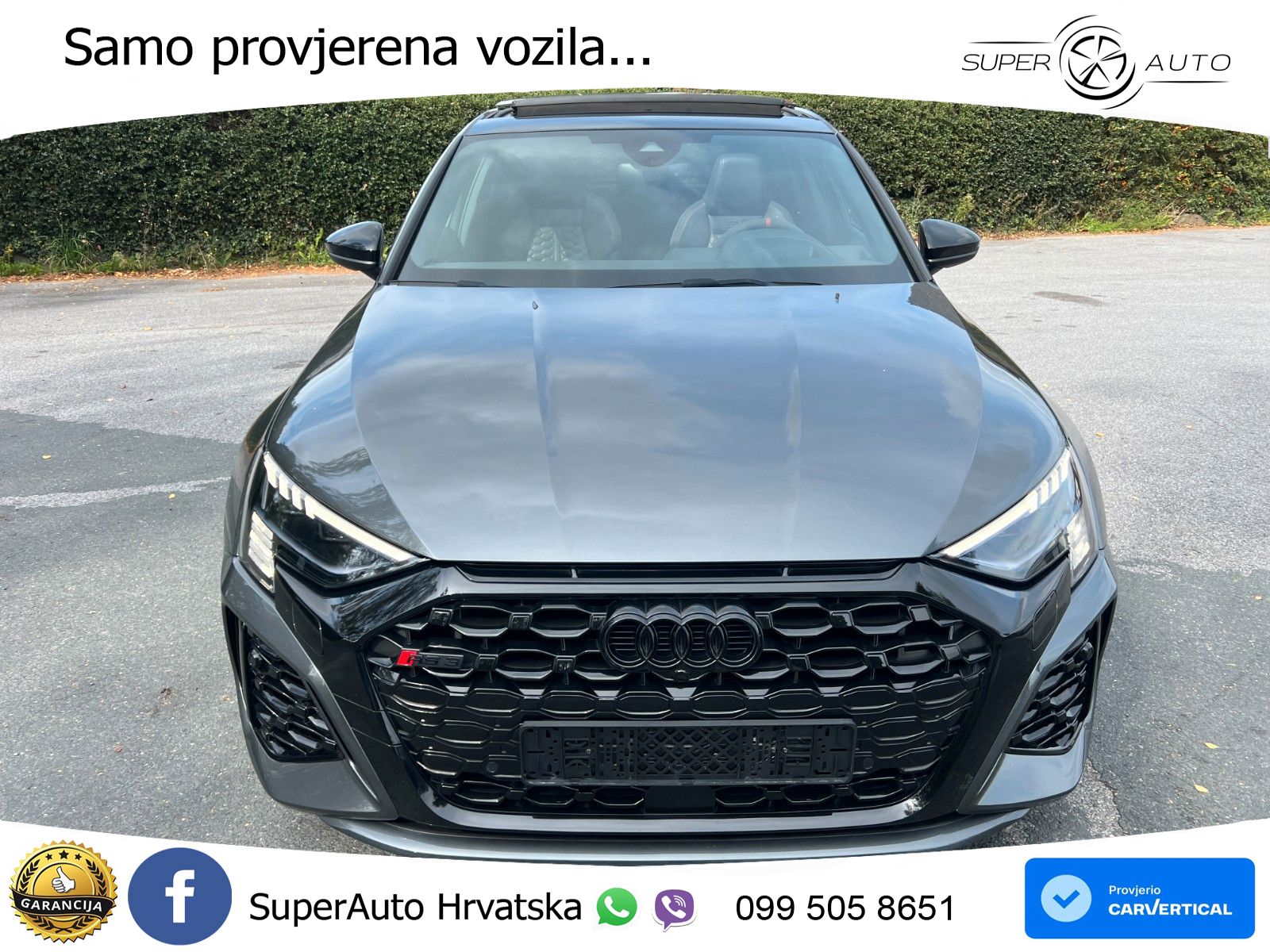 Audi RS3 Sedan 2.5 TFSI (400 KS) quattro S tronic LED+GR SJED+ACC