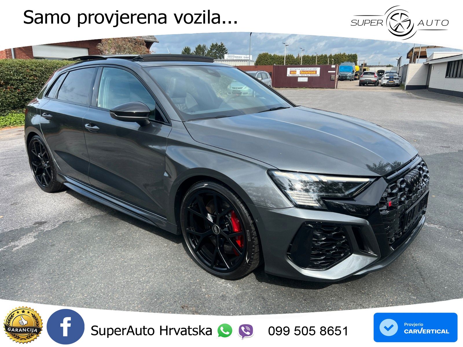 Audi RS3 Sedan 2.5 TFSI (400 KS) quattro S tronic LED+GR SJED+ACC