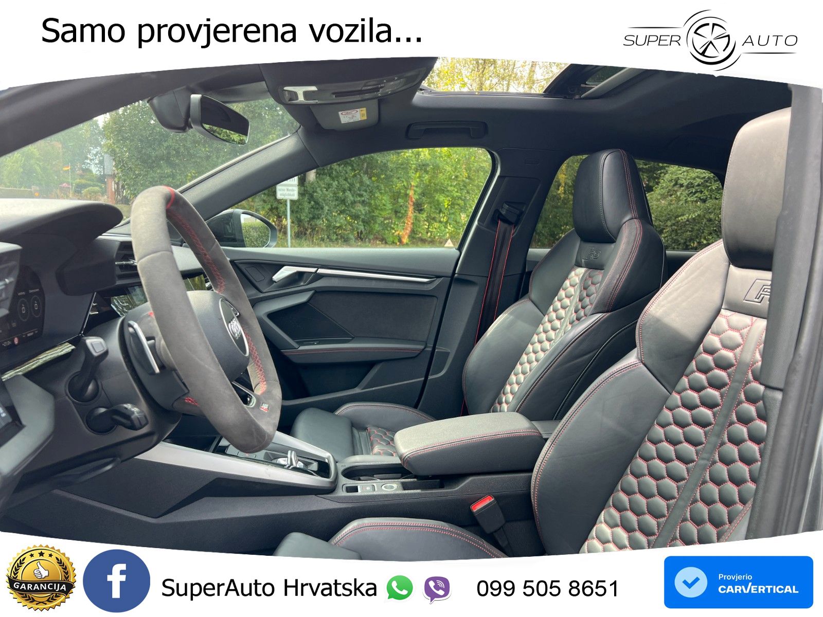 Audi RS3 Sedan 2.5 TFSI (400 KS) quattro S tronic LED+GR SJED+ACC