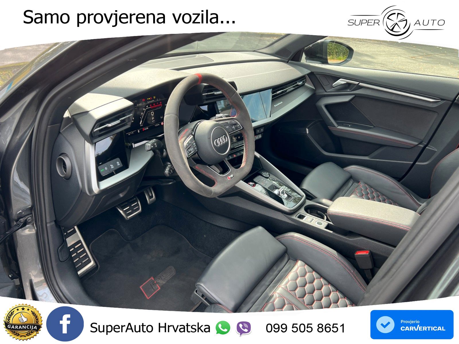 Audi RS3 Sedan 2.5 TFSI (400 KS) quattro S tronic LED+GR SJED+ACC