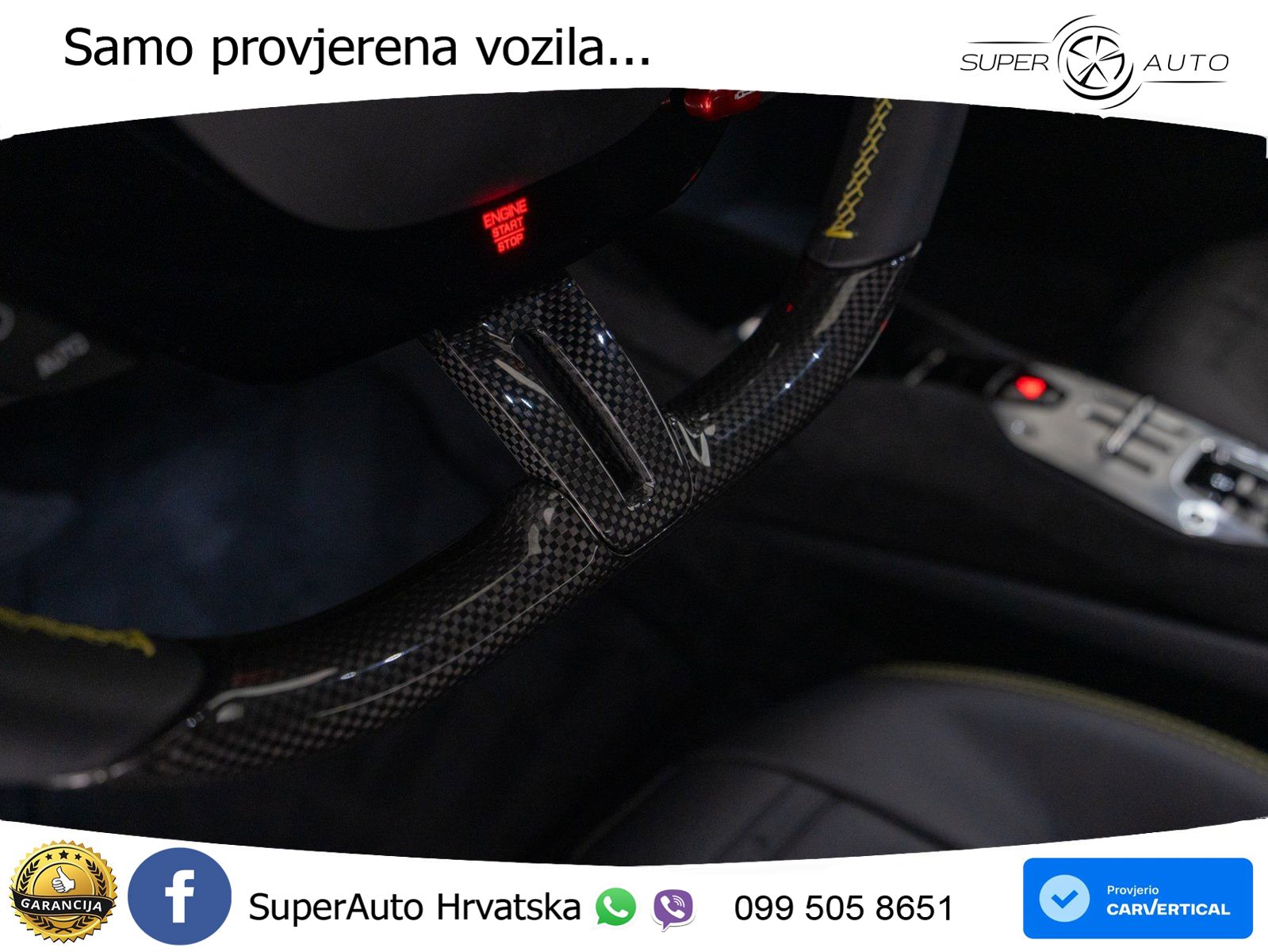 Ferrari 296 GTS 3.0 V6 (830 KS) F1 DCT ZRAČNI+ACC+GR SJED+360