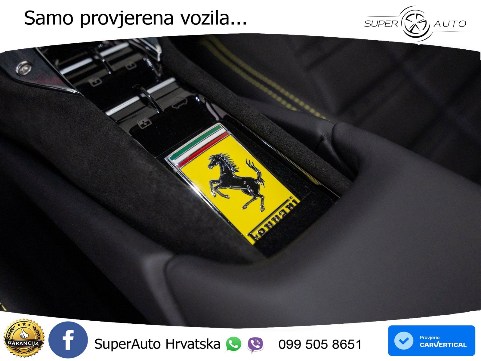 Ferrari 296 GTS 3.0 V6 (830 KS) F1 DCT ZRAČNI+ACC+GR SJED+360