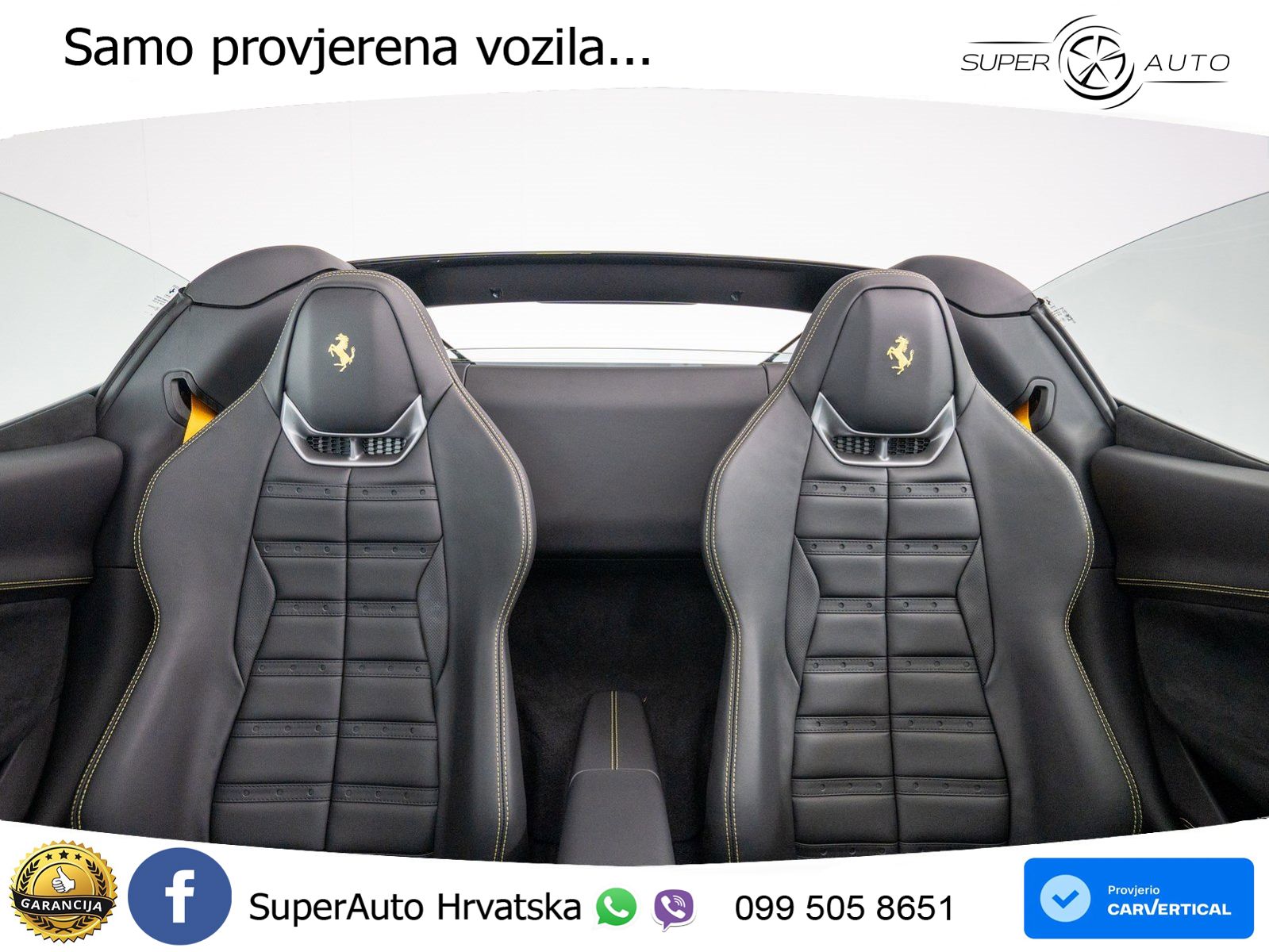 Ferrari 296 GTS 3.0 V6 (830 KS) F1 DCT ZRAČNI+ACC+GR SJED+360