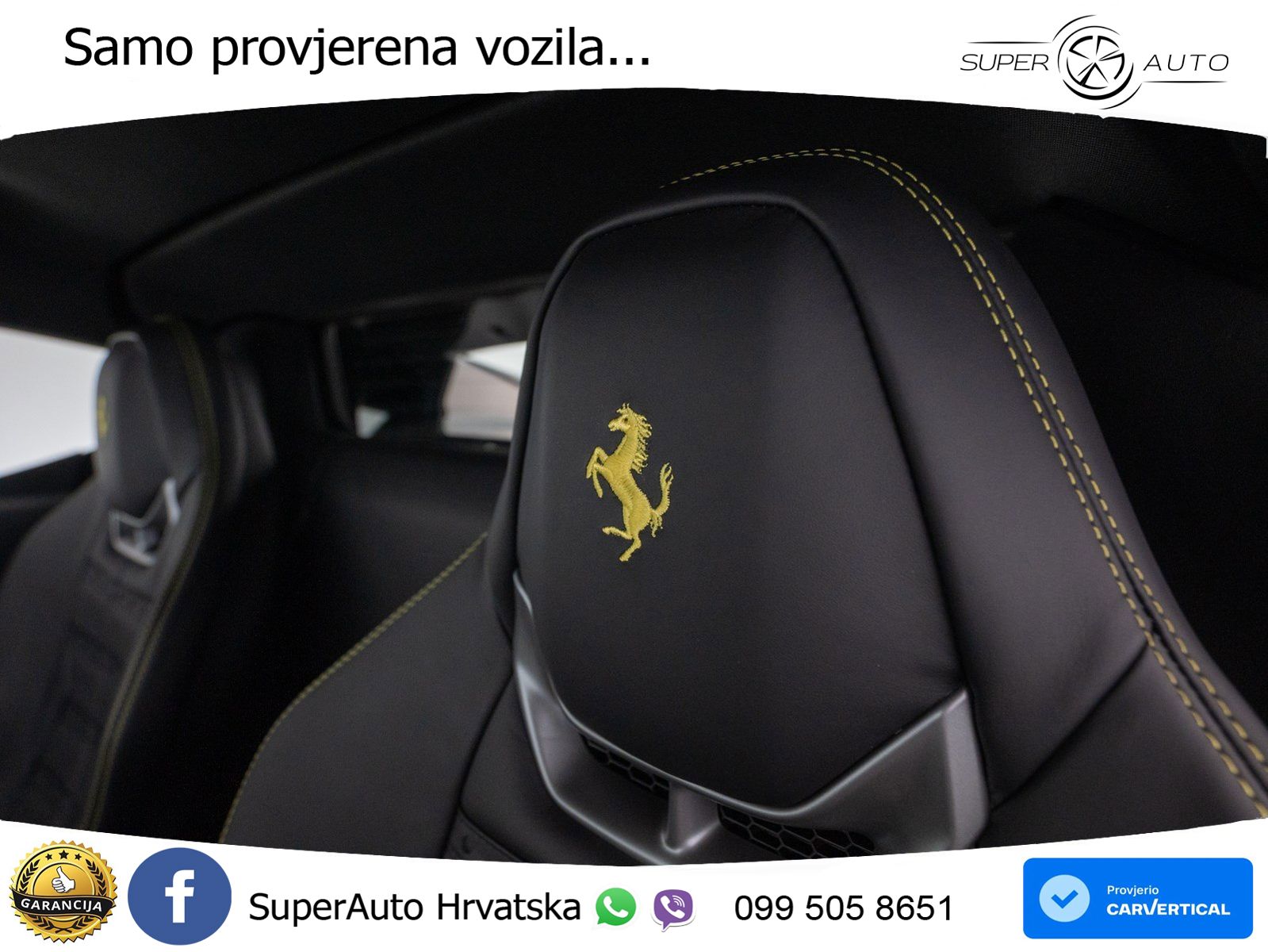 Ferrari 296 GTS 3.0 V6 (830 KS) F1 DCT ZRAČNI+ACC+GR SJED+360