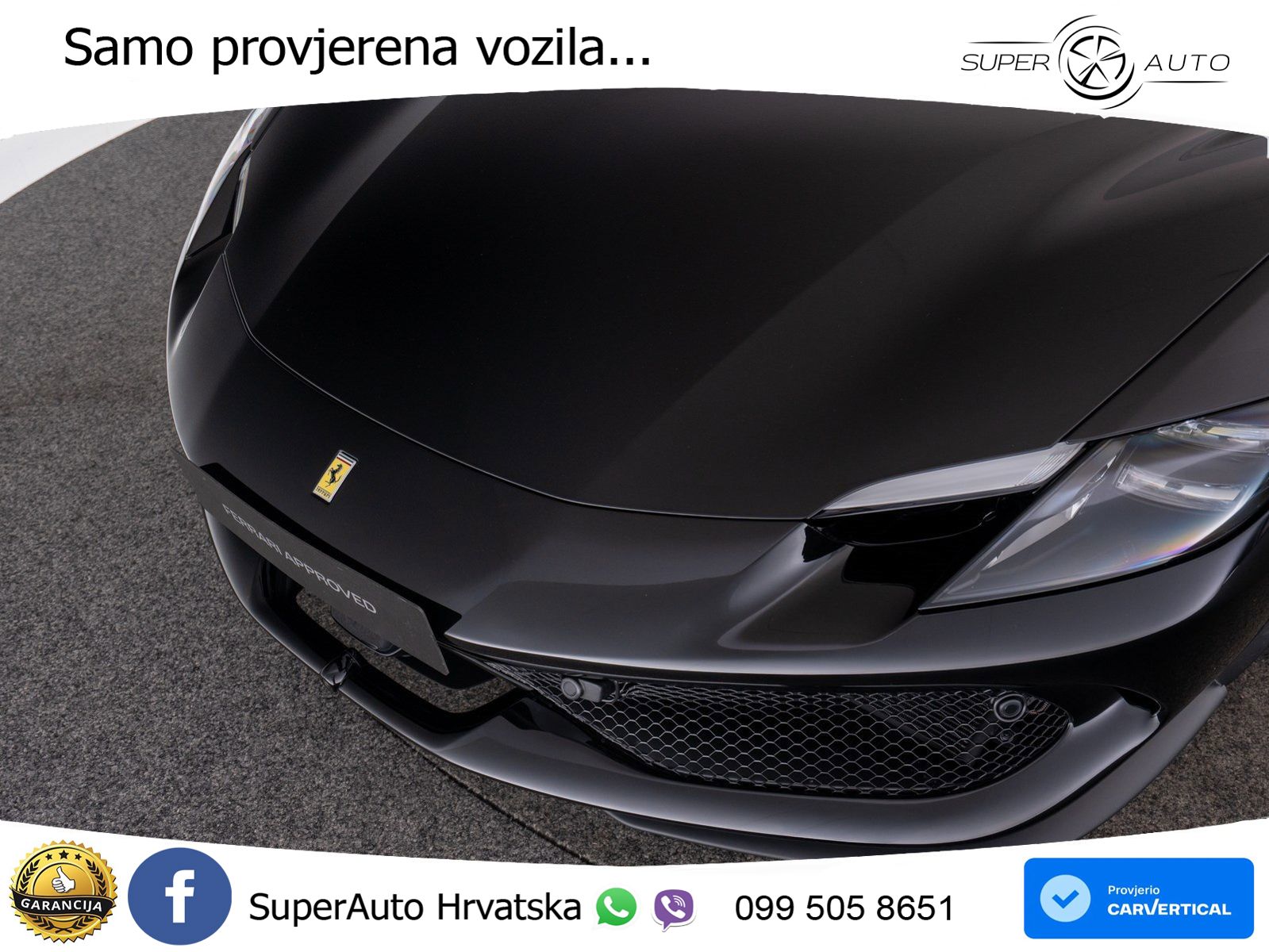 Ferrari 296 GTS 3.0 V6 (830 KS) F1 DCT ZRAČNI+ACC+GR SJED+360