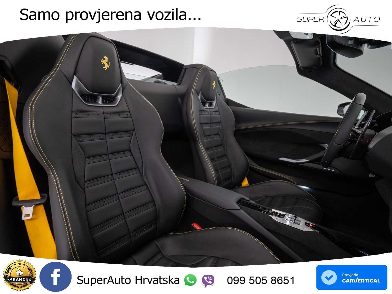 Ferrari 296 GTS 3.0 V6 (830 KS) F1 DCT ZRAČNI+ACC+GR SJED+360