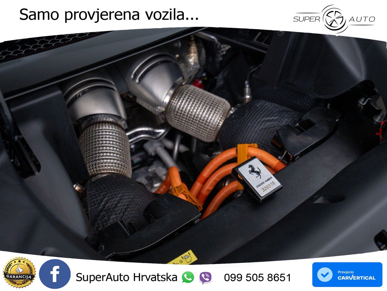 Ferrari 296 GTS 3.0 V6 (830 KS) F1 DCT ZRAČNI+ACC+GR SJED+360