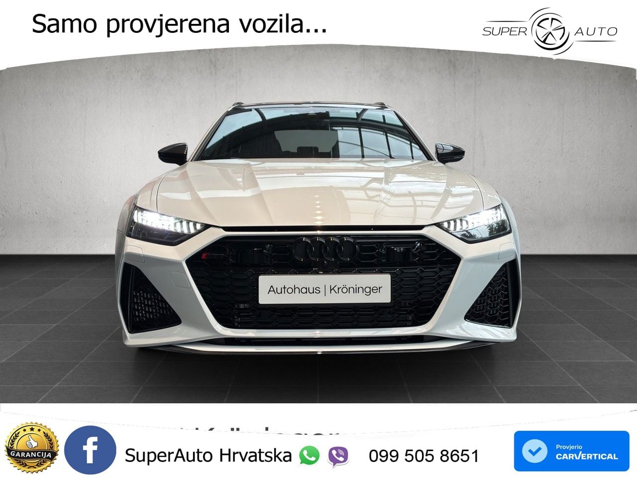 Audi RS6 Avant 4.0 TFSI V8 performance (630 KS)  quattro tiptronic LED+GR SJED+ACC