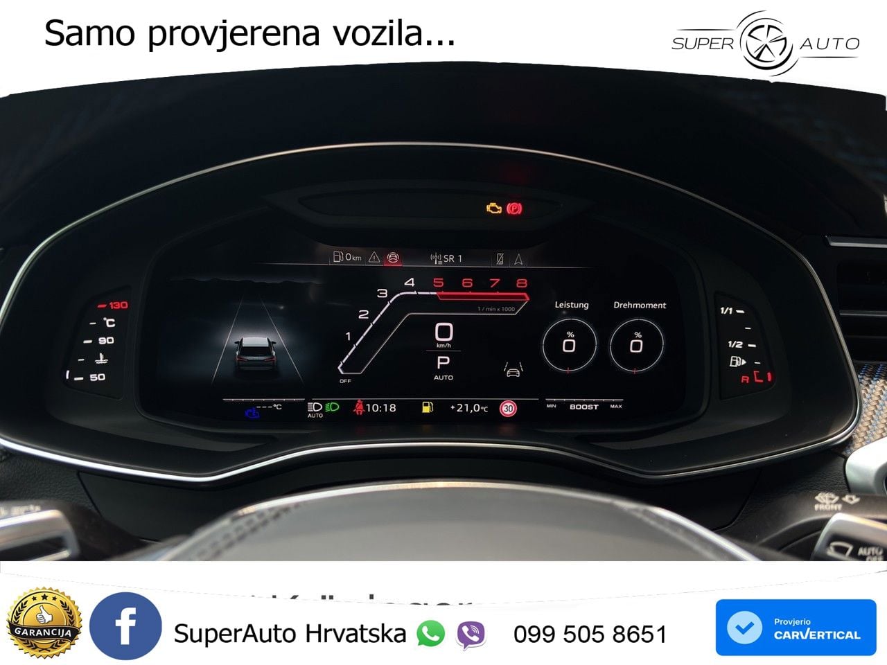Audi RS6 Avant 4.0 TFSI V8 performance (630 KS)  quattro tiptronic LED+GR SJED+ACC