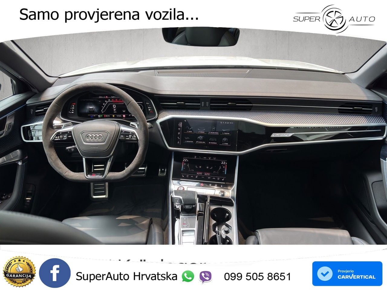 Audi RS6 Avant 4.0 TFSI V8 performance (630 KS)  quattro tiptronic LED+GR SJED+ACC
