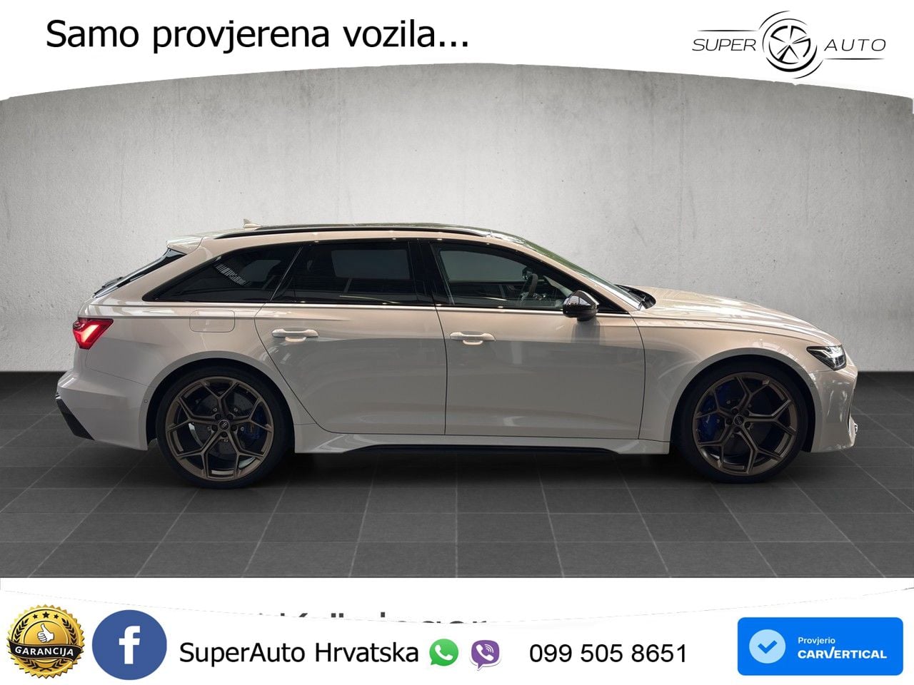 Audi RS6 Avant 4.0 TFSI V8 performance (630 KS)  quattro tiptronic LED+GR SJED+ACC