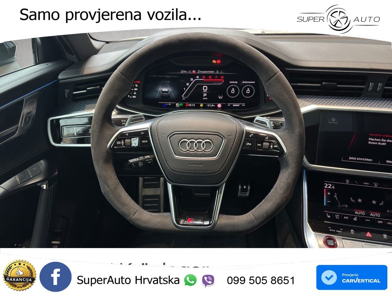 Audi RS6 Avant 4.0 TFSI V8 performance (630 KS)  quattro tiptronic LED+GR SJED+ACC