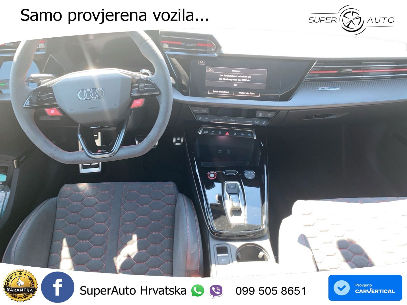 Audi RS3 Sedan 2.5 TFSI (400 KS) quattro S tronic LED+GR SJED+ACC