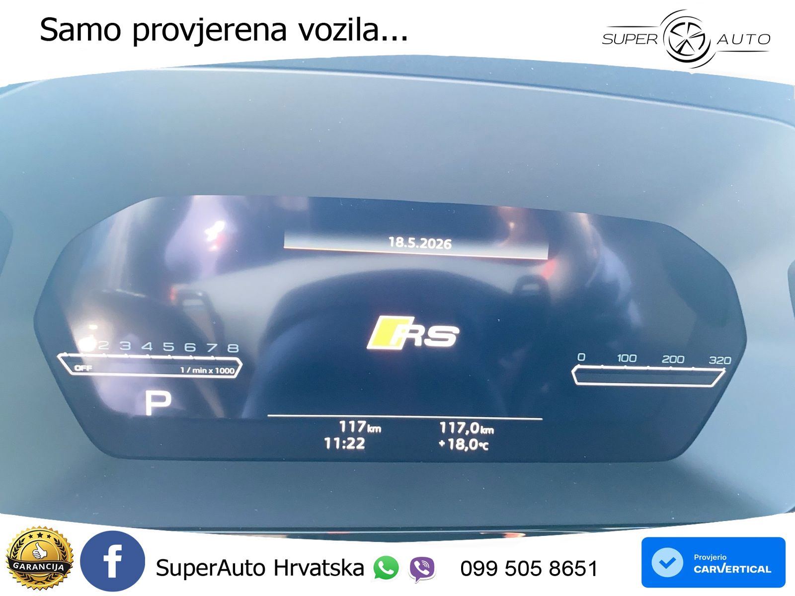 Audi RS3 Sedan 2.5 TFSI (400 KS) quattro S tronic LED+GR SJED+ACC