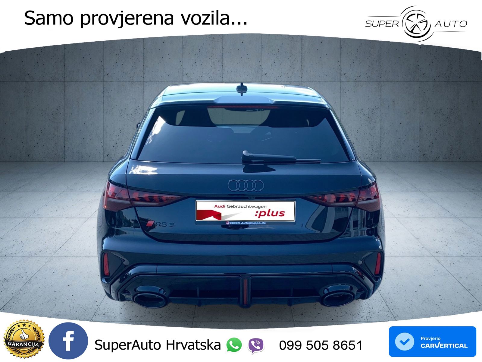 Audi RS3 Sedan 2.5 TFSI (400 KS) quattro S tronic LED+GR SJED+ACC