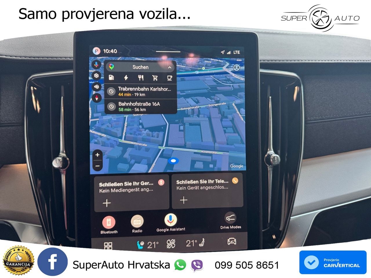 Volvo XC90 2.0 B5 AWD Automatic ZRAČNI+ACC+GR SJED+KAM+PANO