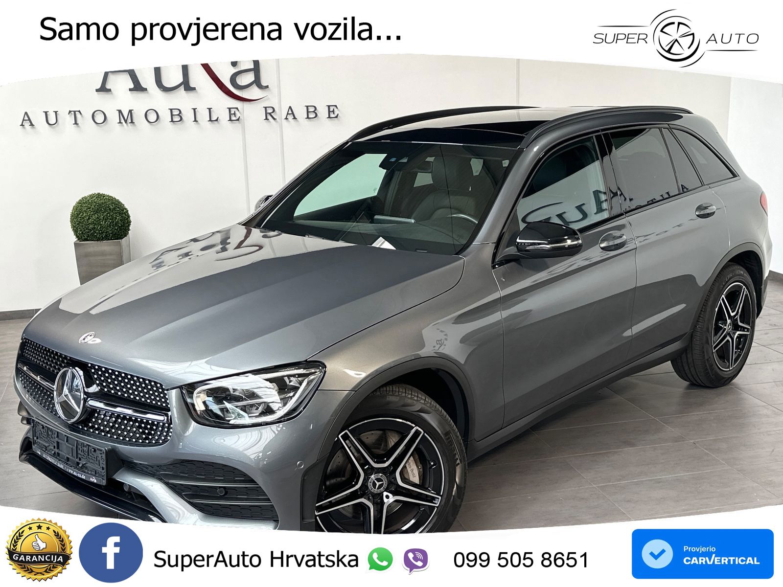 Mercedes GLC 220d (194 KS) 4MATIC G-TRONIC AMG LED+GR SJED+ACC