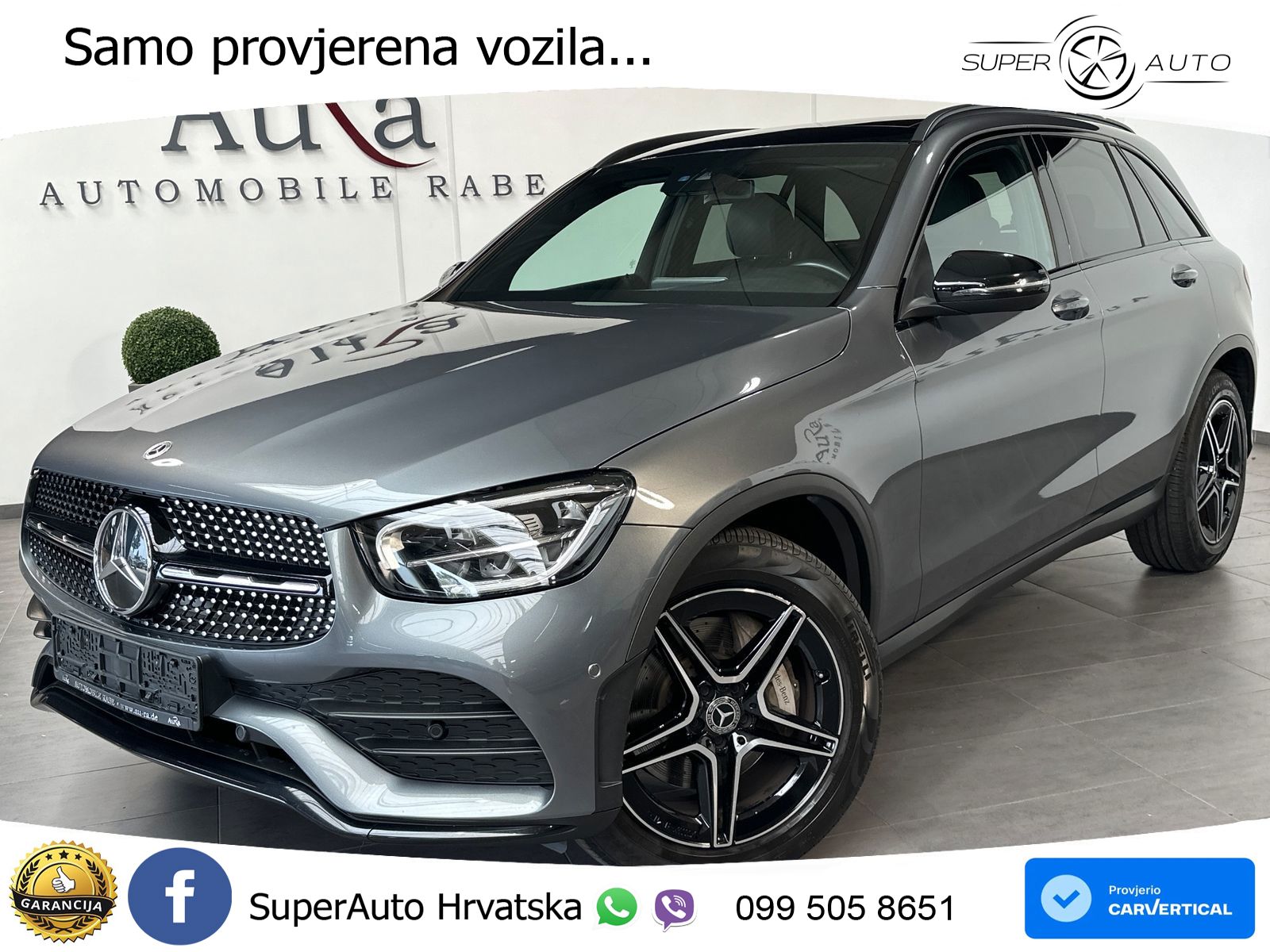 Mercedes GLC 220d (194 KS) 4MATIC G-TRONIC AMG LED+GR SJED+ACC