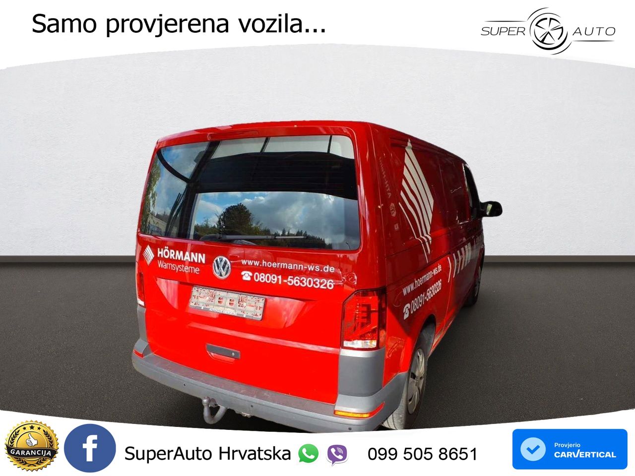 Volkswagen T6.1 Transporter Kasten LR 2.0 TDI Navi Zuhz AHK 150 KS