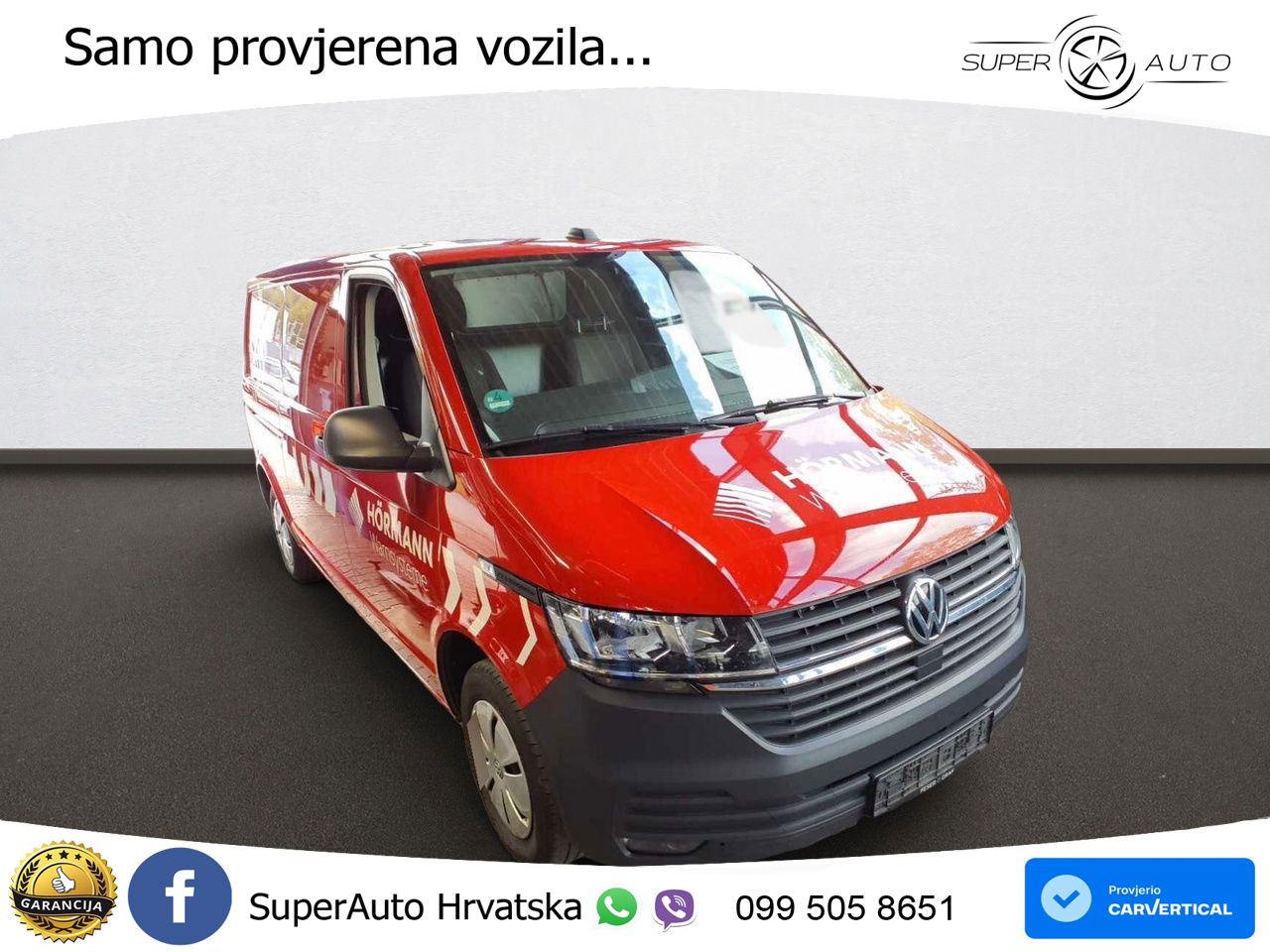 Volkswagen T6.1 Transporter Kasten LR 2.0 TDI Navi Zuhz AHK 150 KS