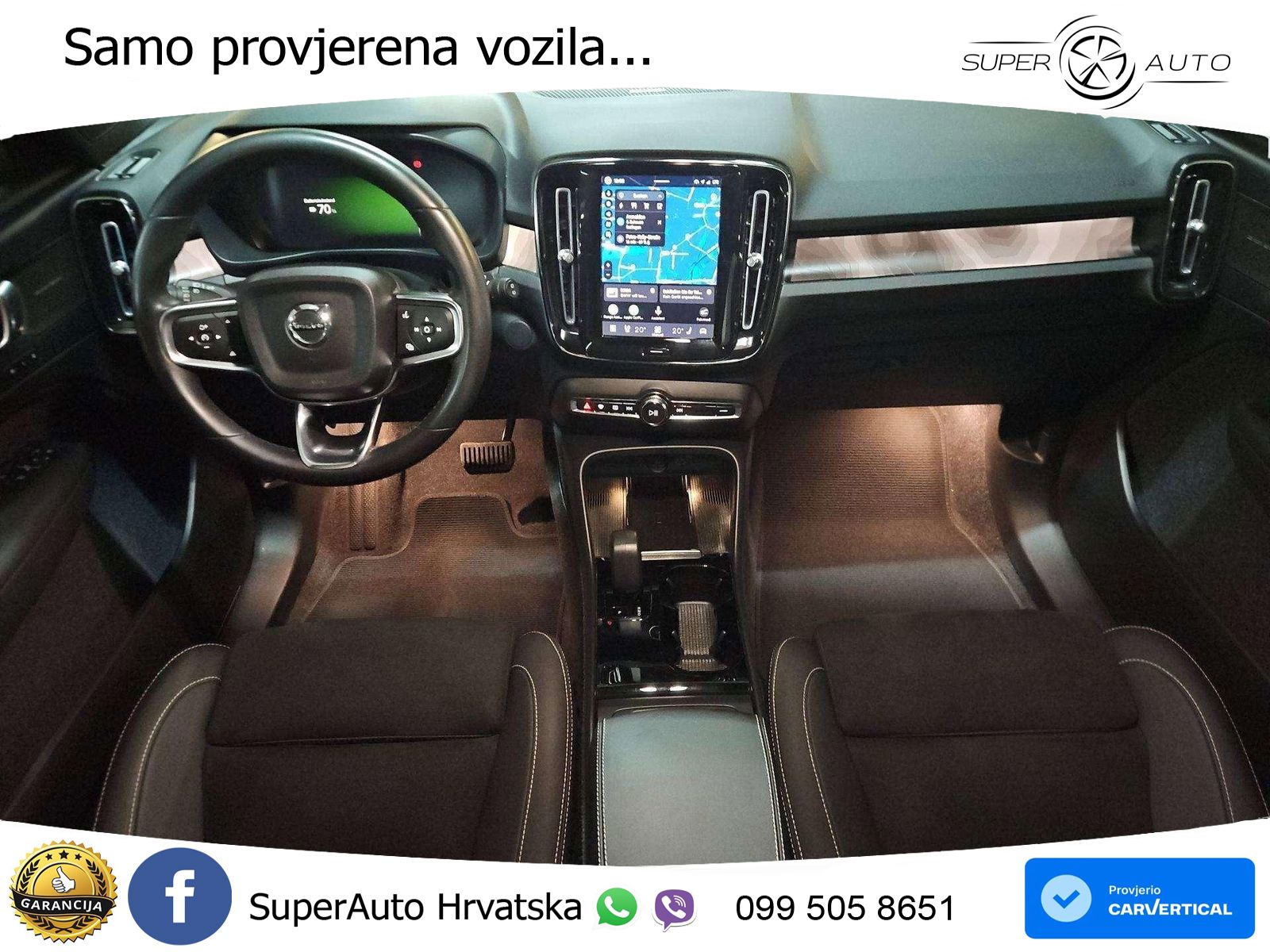Volvo XC40 Recharge Twin 78 kWh 408 KS AWD ACC+GR SJED+360+PANO