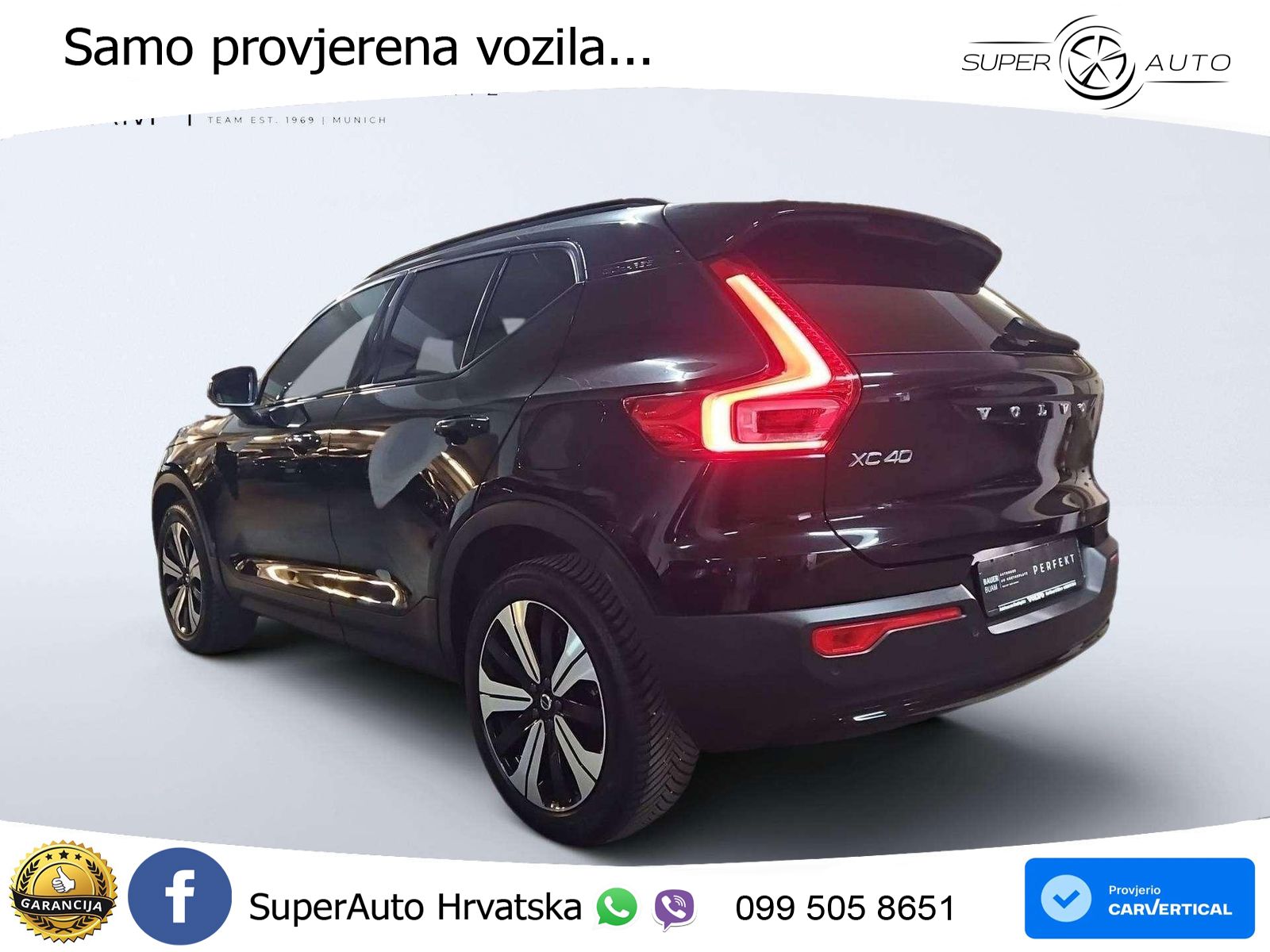Volvo XC40 Recharge Twin 78 kWh 408 KS AWD ACC+GR SJED+360+PANO