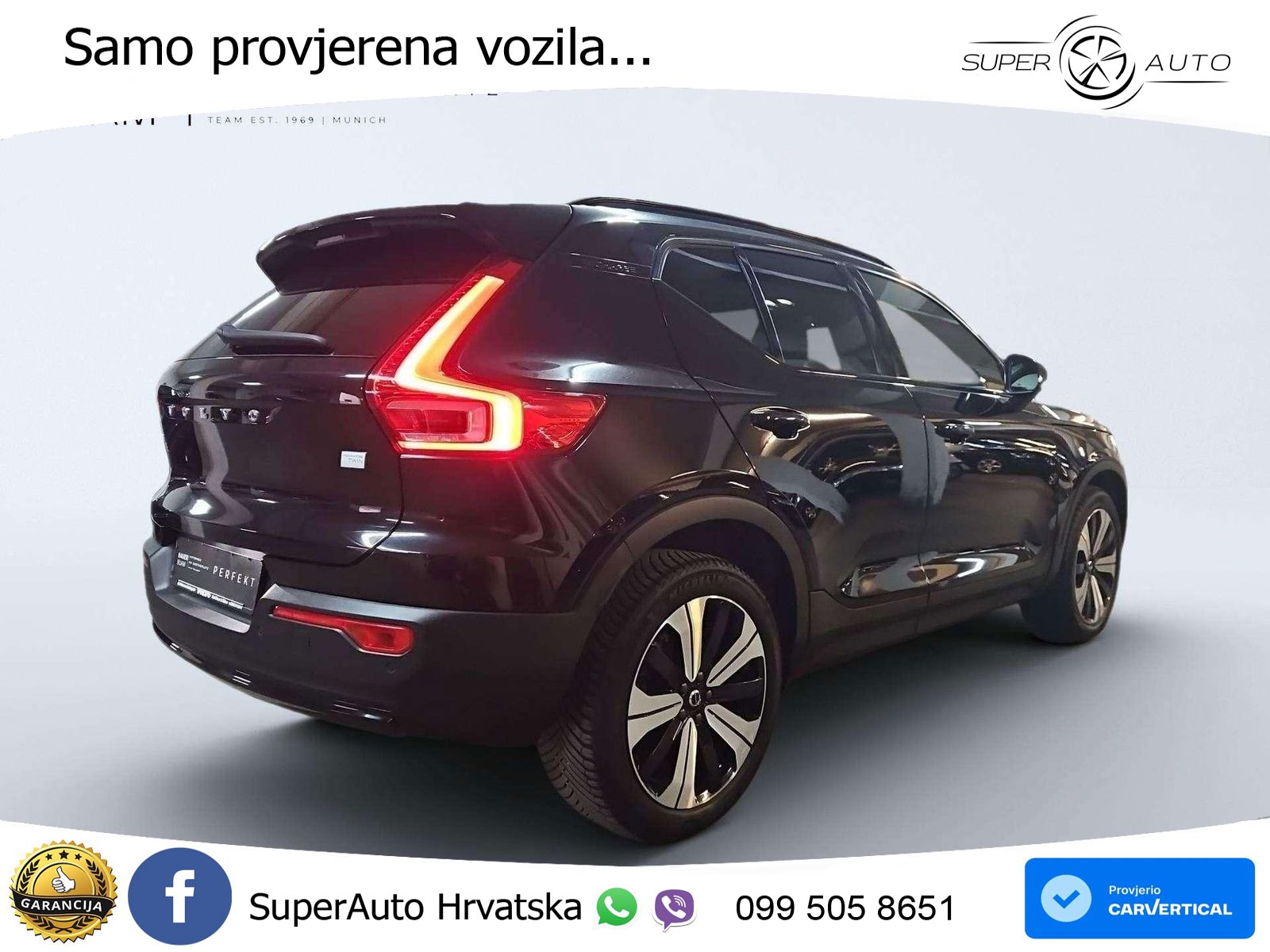Volvo XC40 Recharge Twin 78 kWh 408 KS AWD ACC+GR SJED+360+PANO