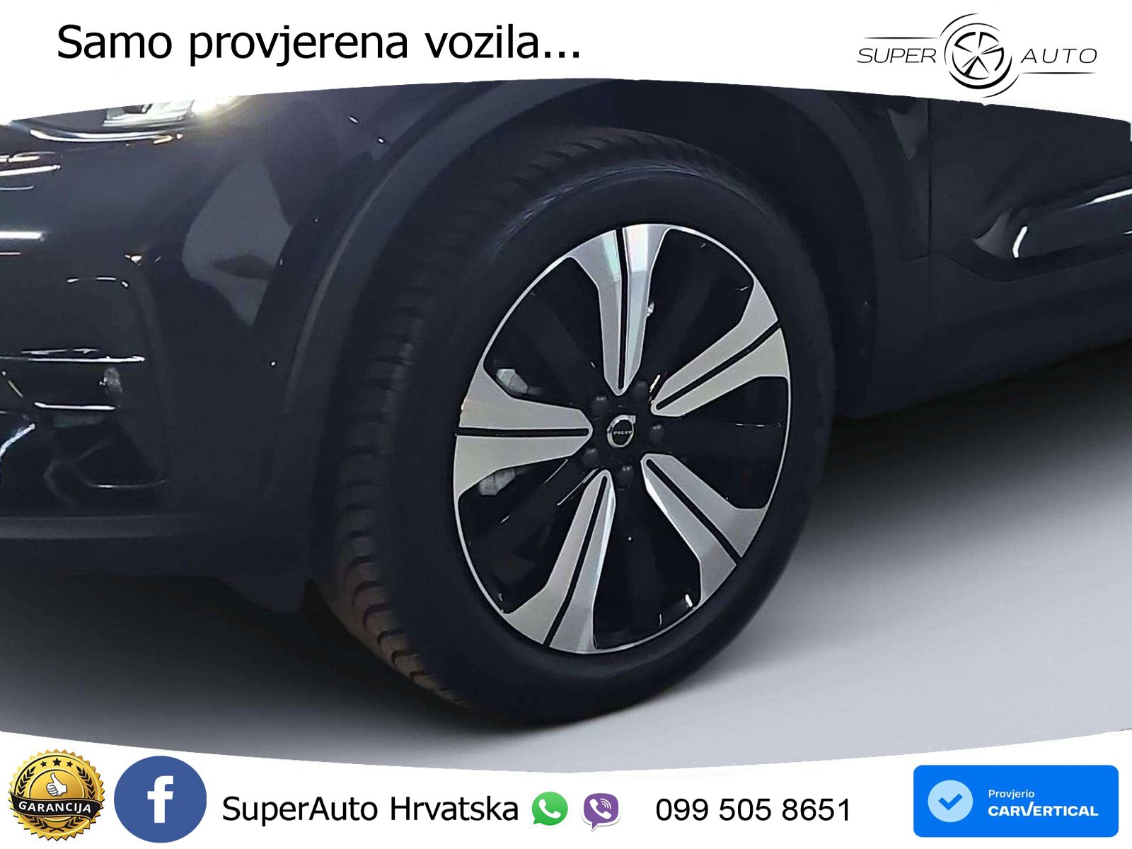 Volvo XC40 Recharge Twin 78 kWh 408 KS AWD ACC+GR SJED+360+PANO
