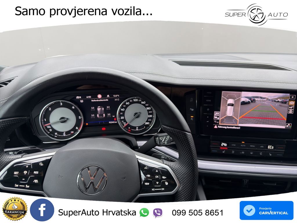 Volkswagen Touareg 3.0 V6 TDI (286 KS) 4MOTION Tiptronic R-Line ZRAČNI+ACC+GR SJED+KAM