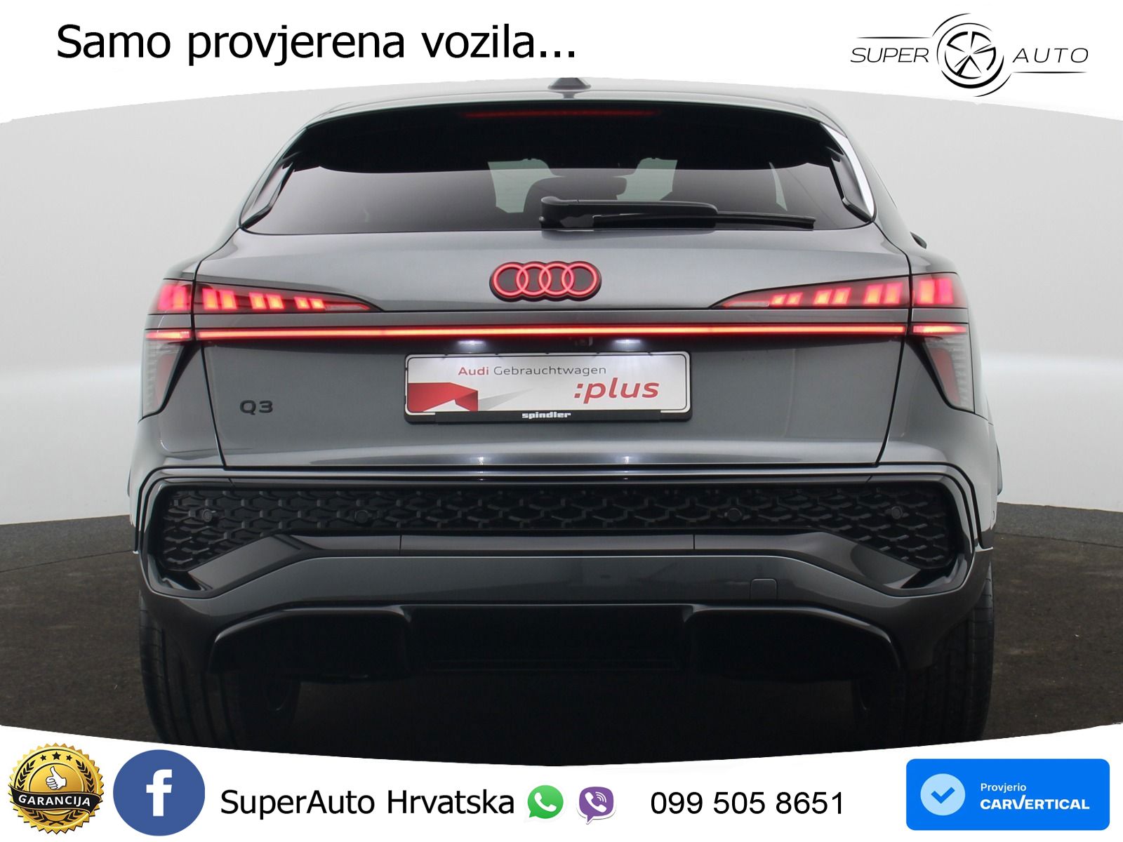 Audi Q3 III Sportback 1.5 TFSI (150 KS) S tronic S line LED+GR SJED+ACC