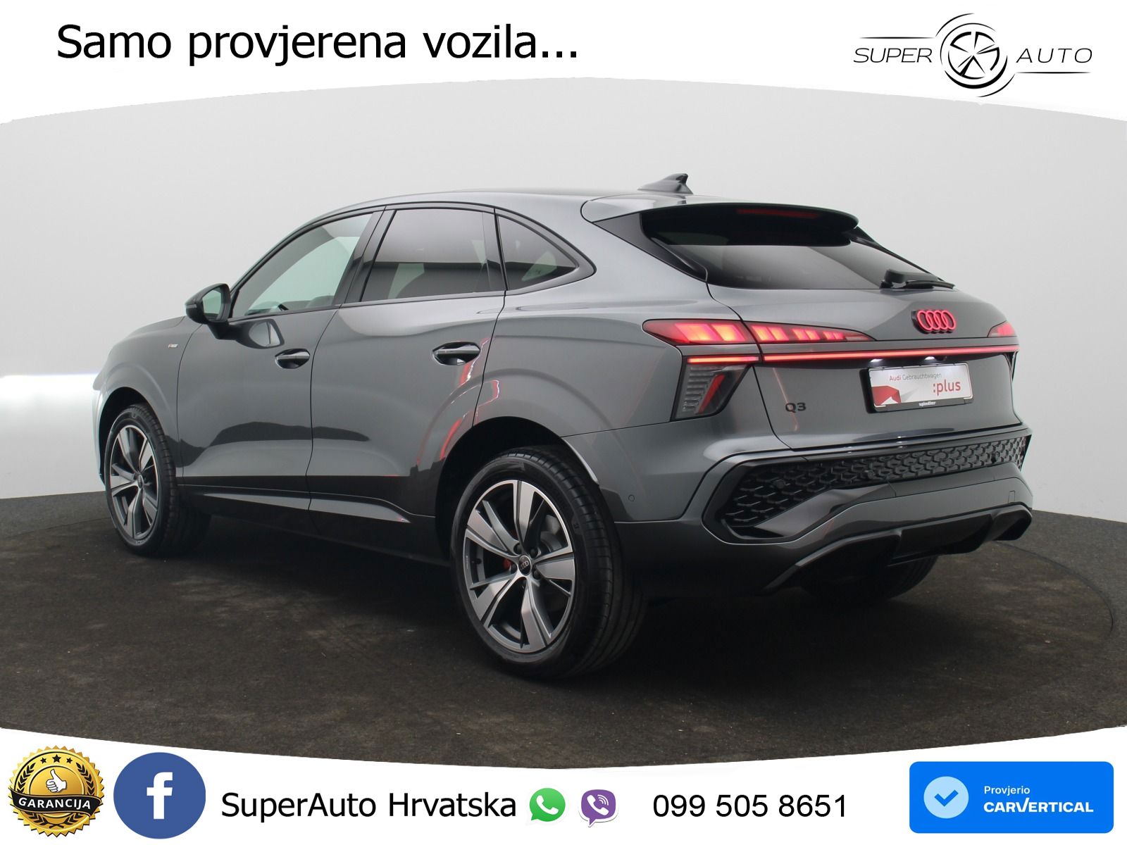 Audi Q3 III Sportback 1.5 TFSI (150 KS) S tronic S line LED+GR SJED+ACC