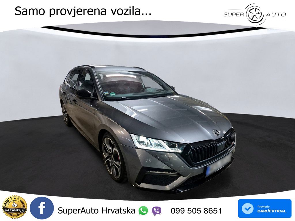 Škoda Octavia Combi RS 2.0 TDI (200 KS) DSG LED+GR SJED+ACC