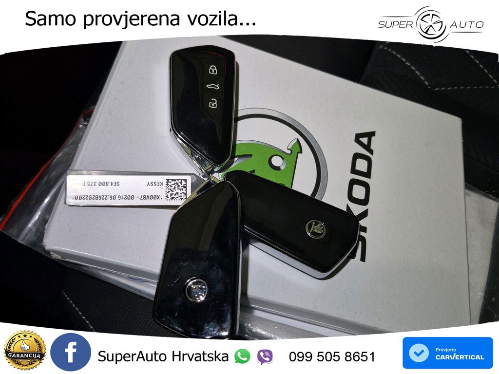 Škoda Octavia Combi RS 2.0 TDI (200 KS) DSG LED+GR SJED+ACC