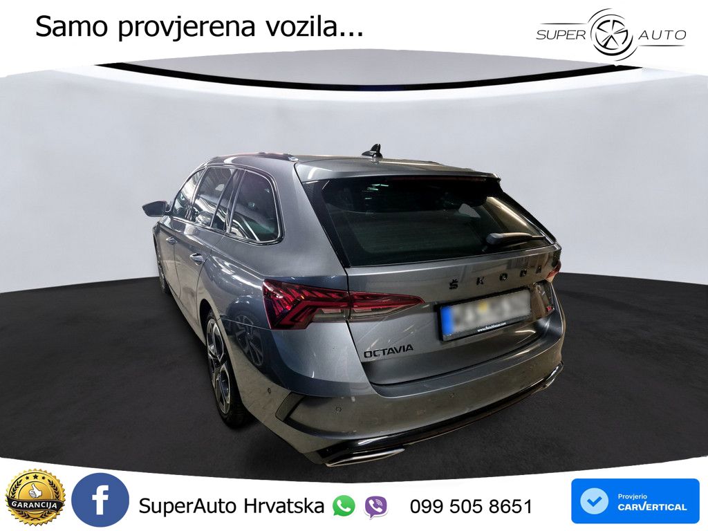 Škoda Octavia Combi RS 2.0 TDI (200 KS) DSG LED+GR SJED+ACC