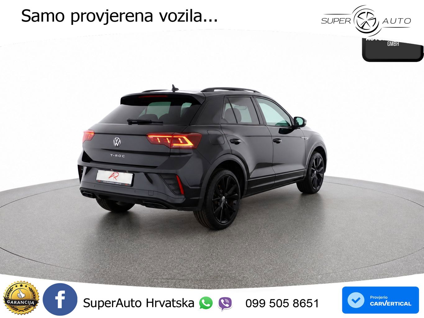 Volkswagen T-Roc 2.0 TDI (150 KS) DSG R-Line MATRIX+GR SJED+KAM