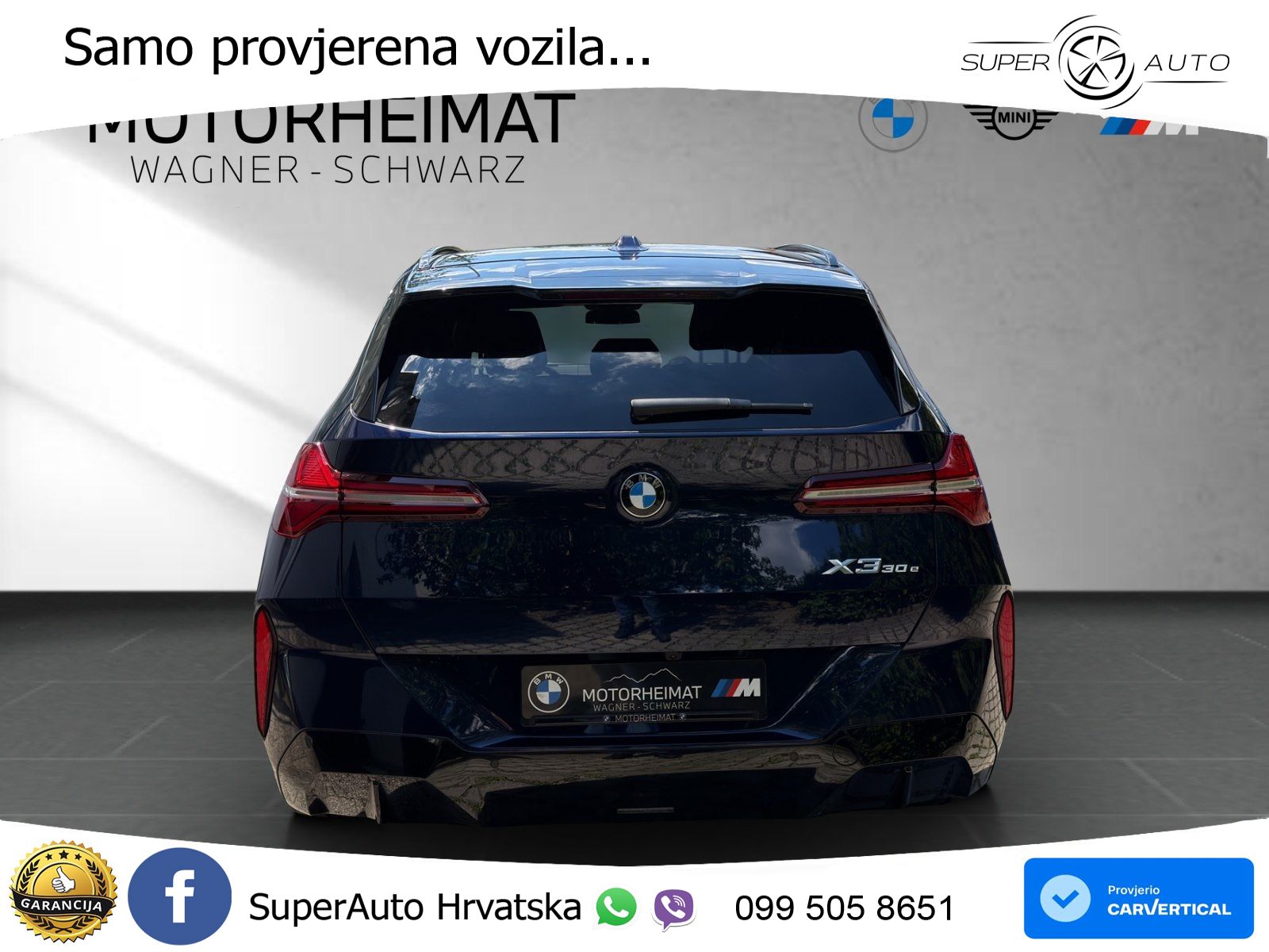 BMW X3 30e xDrive Steptronic M Sport LED+GR SJED+ACC