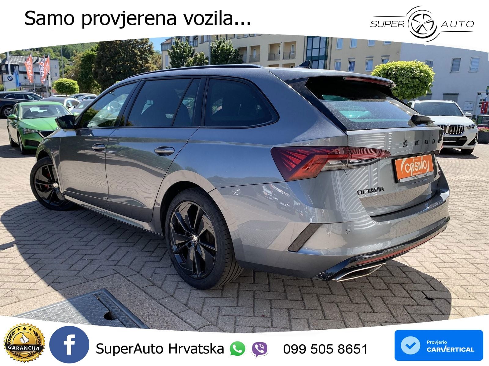 Škoda Octavia Combi RS 2.0 TDI (200 KS) 4x4 DSG LED+GR SJED+ACC