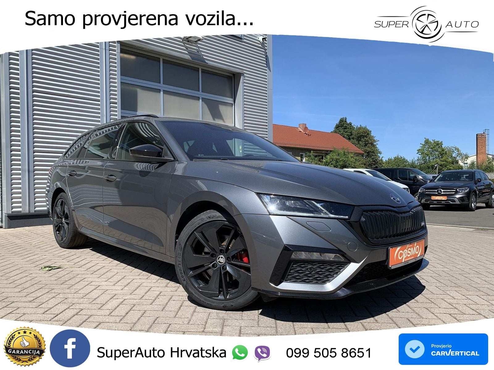 Škoda Octavia Combi RS 2.0 TDI (200 KS) 4x4 DSG LED+GR SJED+ACC