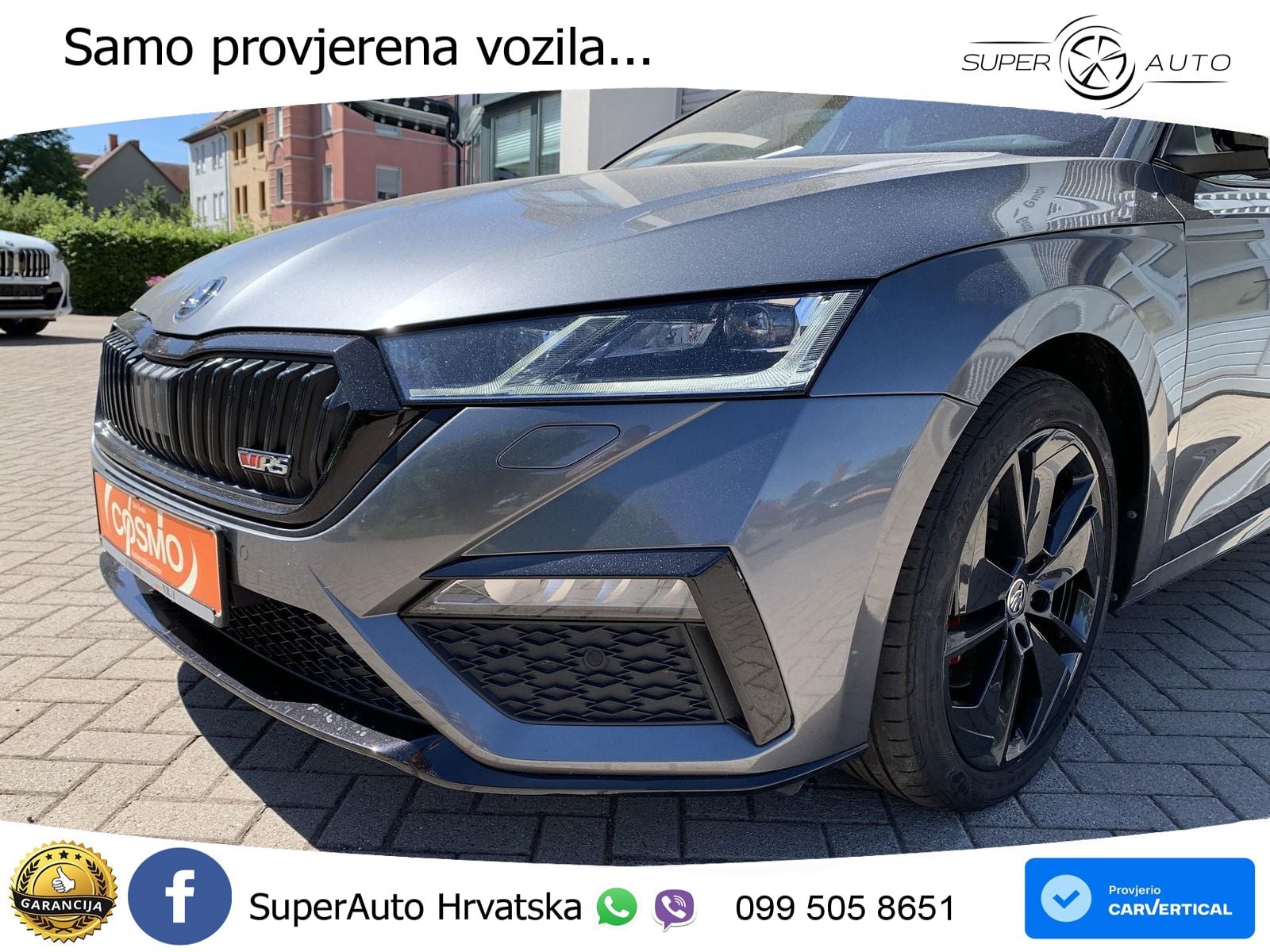 Škoda Octavia Combi RS 2.0 TDI (200 KS) 4x4 DSG LED+GR SJED+ACC