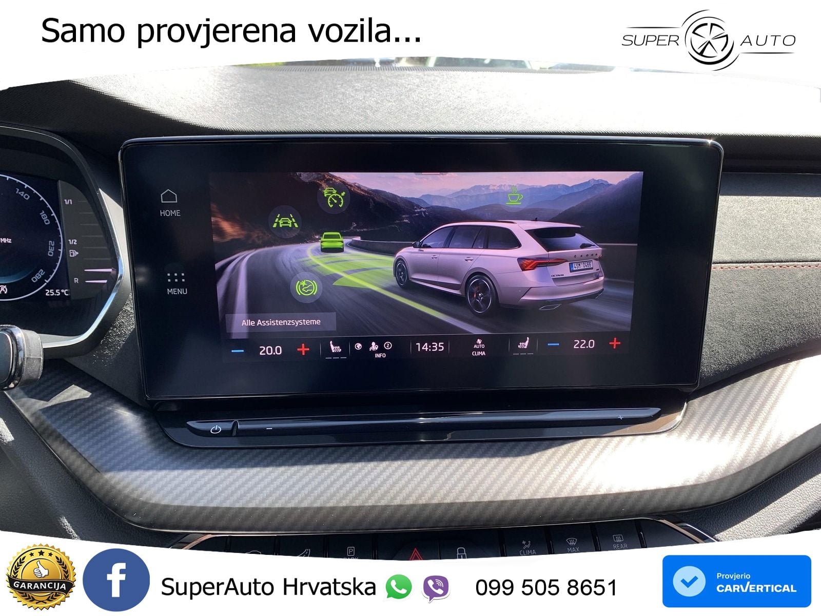 Škoda Octavia Combi RS 2.0 TDI (200 KS) 4x4 DSG LED+GR SJED+ACC