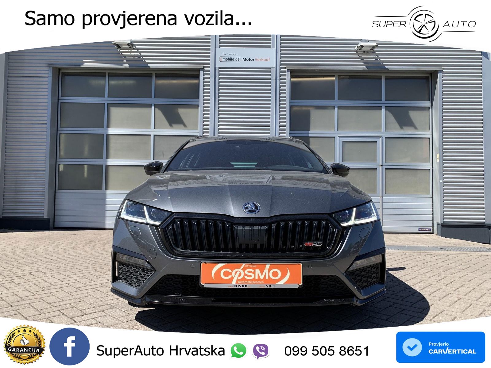 Škoda Octavia Combi RS 2.0 TDI (200 KS) 4x4 DSG LED+GR SJED+ACC