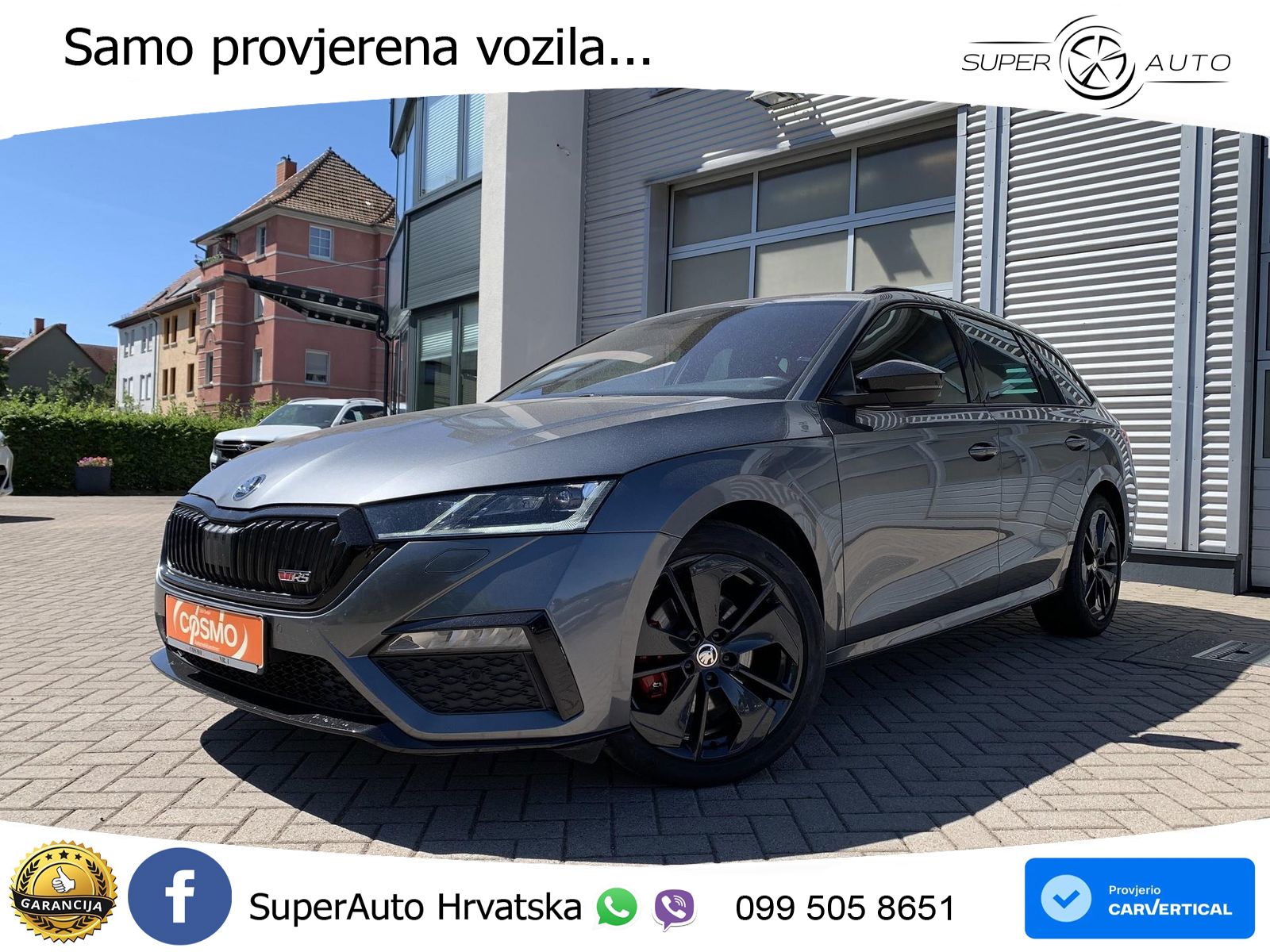 Škoda Octavia Combi RS 2.0 TDI (200 KS) 4x4 DSG LED+GR SJED+ACC