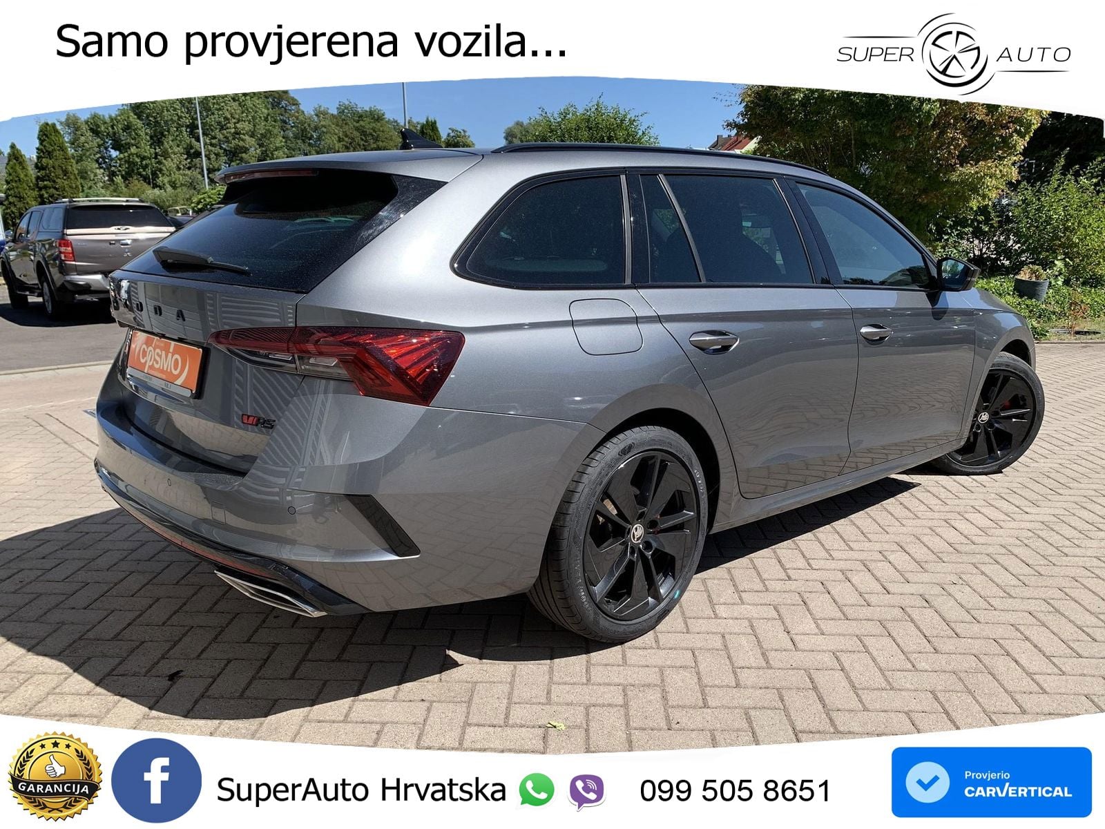 Škoda Octavia Combi RS 2.0 TDI (200 KS) 4x4 DSG LED+GR SJED+ACC