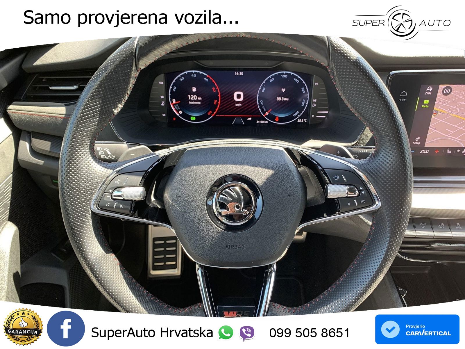 Škoda Octavia Combi RS 2.0 TDI (200 KS) 4x4 DSG LED+GR SJED+ACC