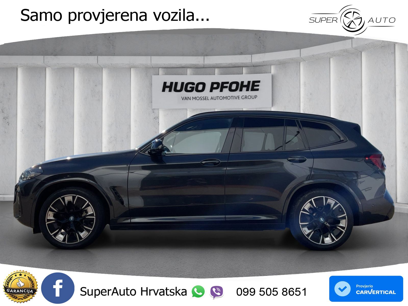 BMW iX3 80 kWh (286 KS) ACC+HEAD+GR SJED+360+PANO