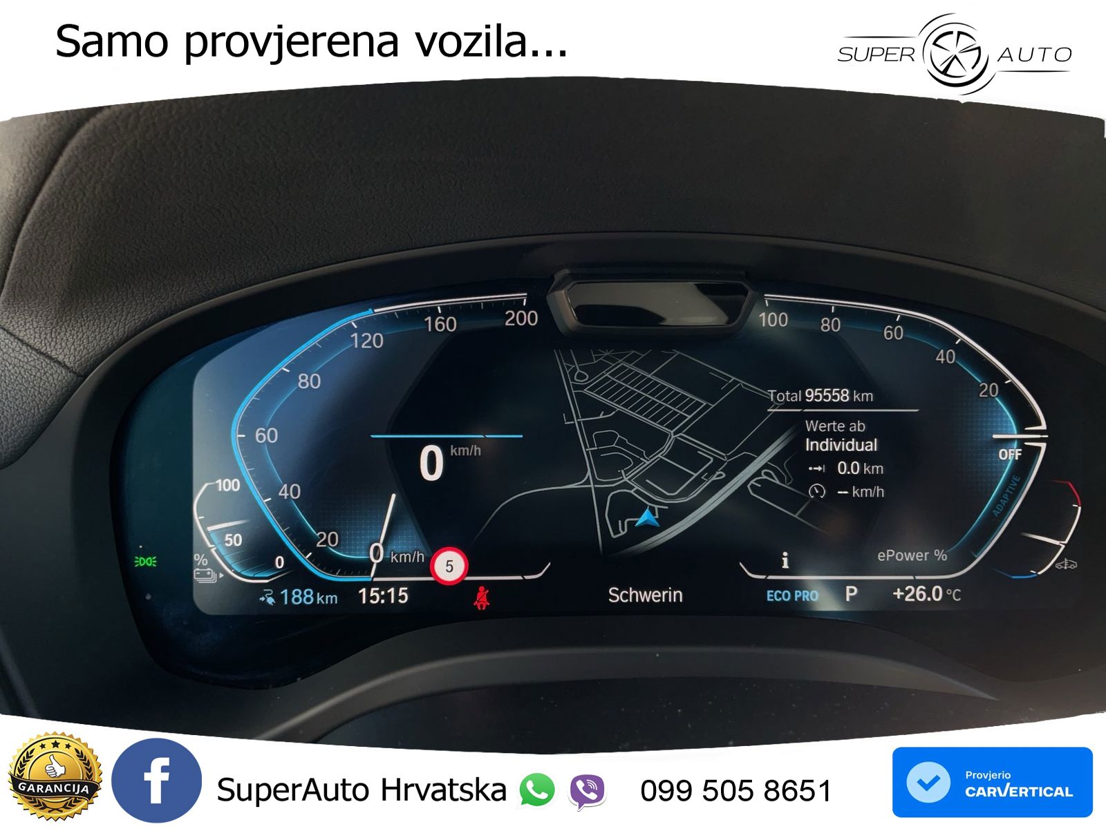 BMW iX3 80 kWh (286 KS) ACC+HEAD+GR SJED+360+PANO