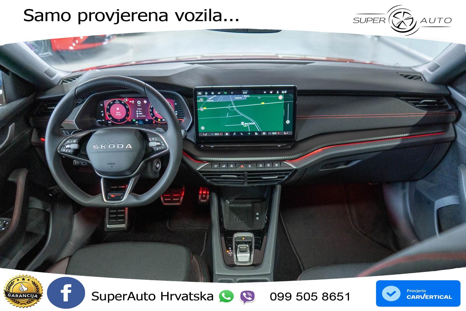 Škoda Octavia Combi RS 2.0 TSI (265 KS) DSG LED+GR SJED+ACC