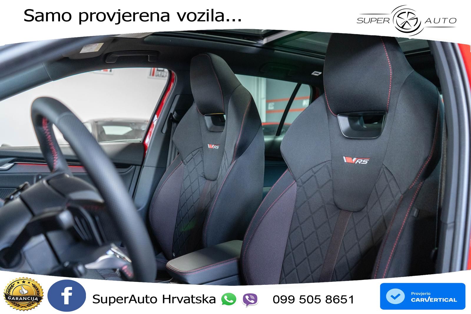 Škoda Octavia Combi RS 2.0 TSI (265 KS) DSG LED+GR SJED+ACC